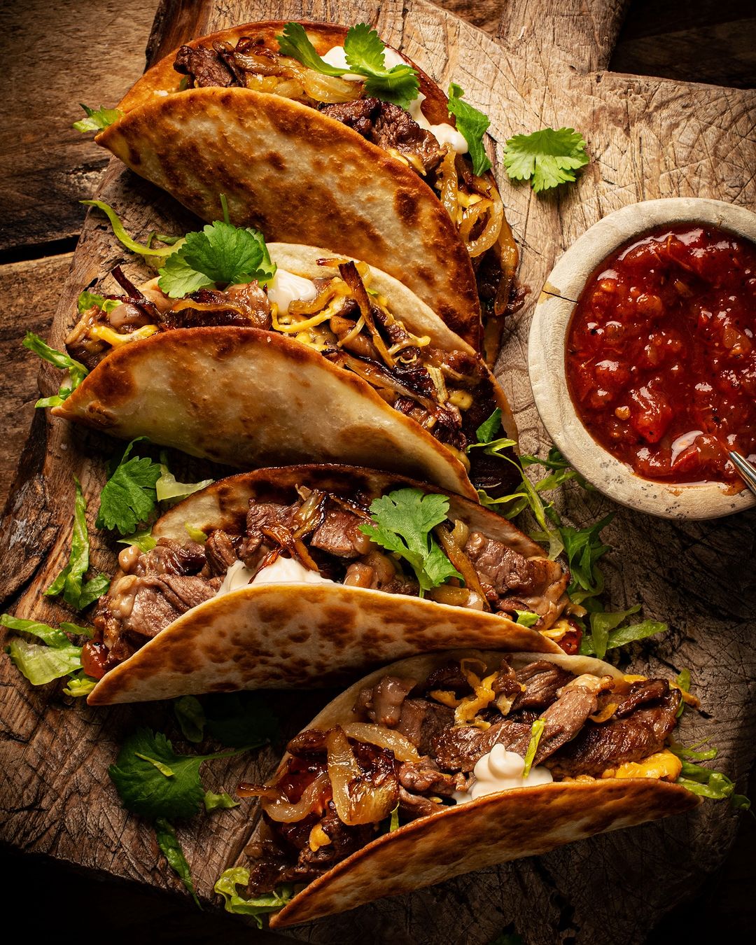 Crispy Ribeye Tacos