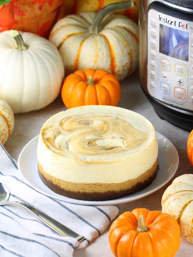 Marbled Pumpkin Cheesecake