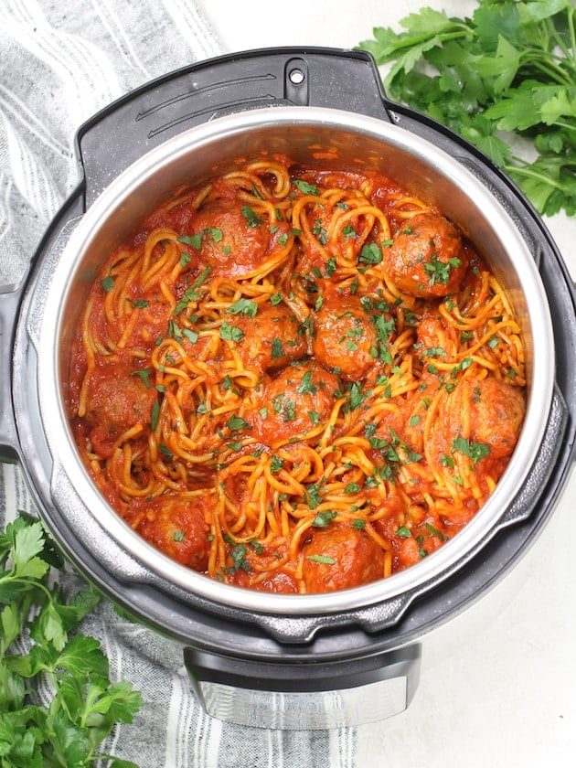 Spaghetti and Turkey Meatballs