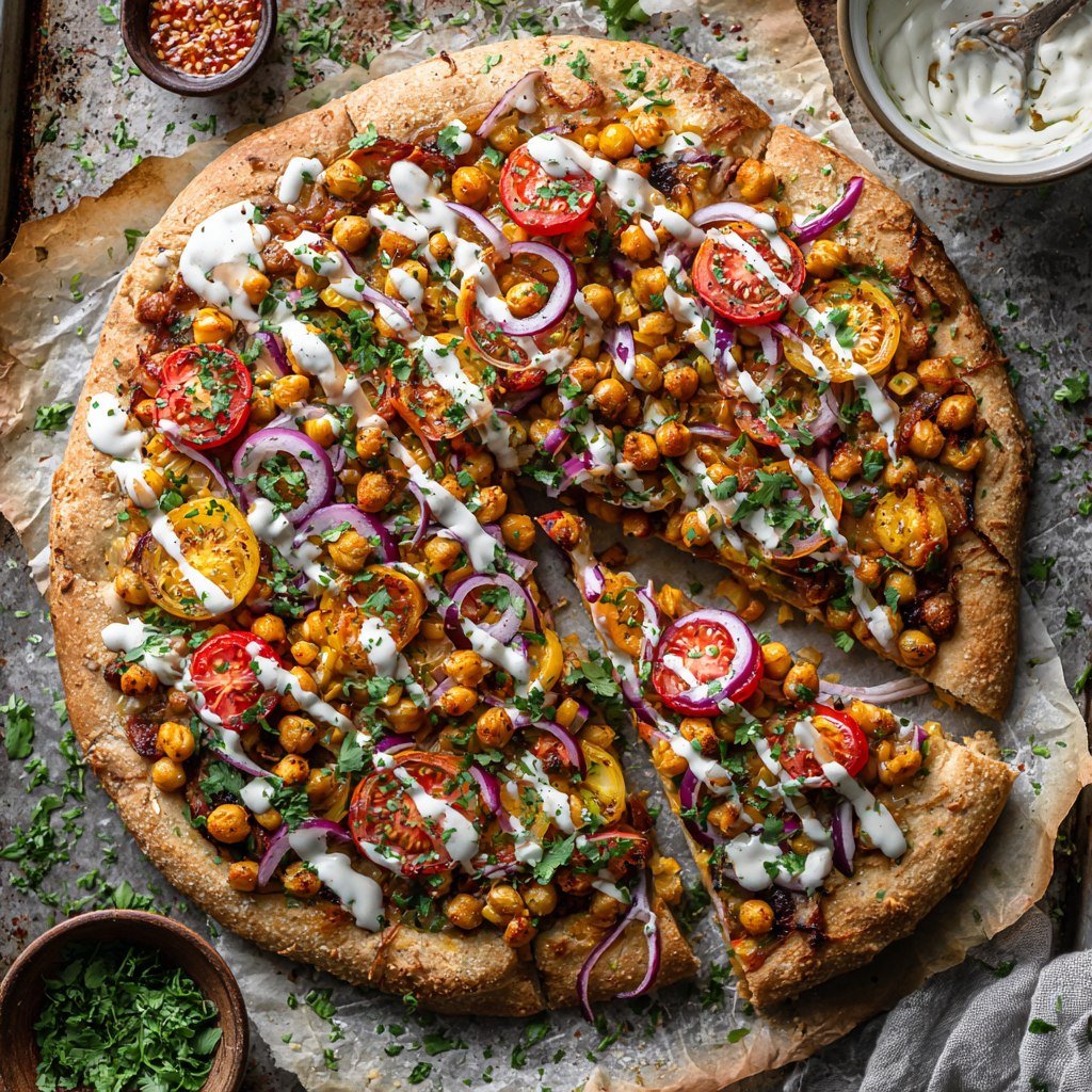 𝗖𝘂𝗿𝗿𝘆 𝗖𝗵𝗶𝗰𝗸𝗽𝗲𝗮 + 𝗖𝗼𝗿𝗻 𝗣𝗶𝘇𝘇𝗮 🍛🍕